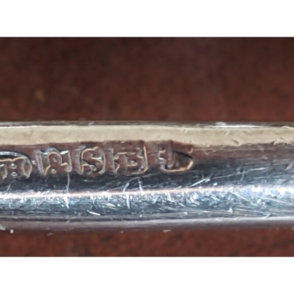 Antique Silver Plate Three Prong Toaster Fork William Hutton & Sons 1900's 7 " - Picture 11 of 12